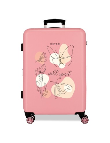 3941221 ABS SUITCASE 65CM. 4W. MOVOM LUGGAGE NUDE